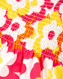 Yellow & Pink Flower Dress