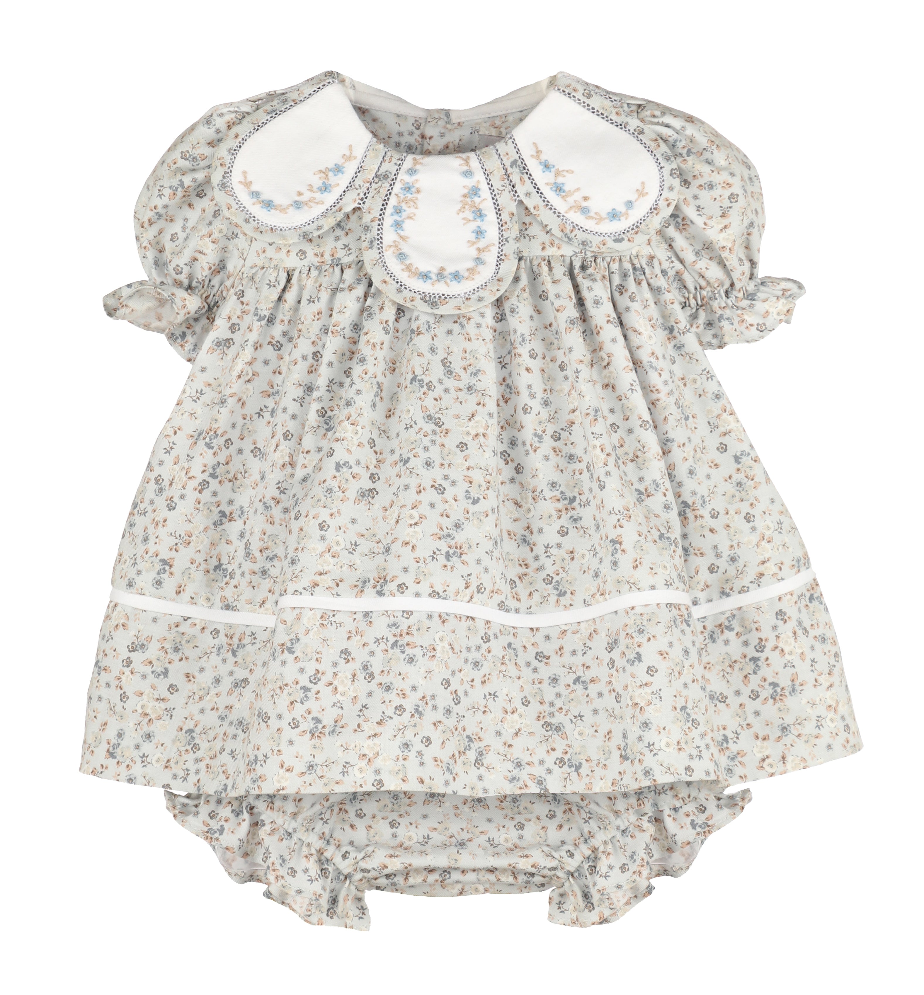 Petal Collar Flower Dress