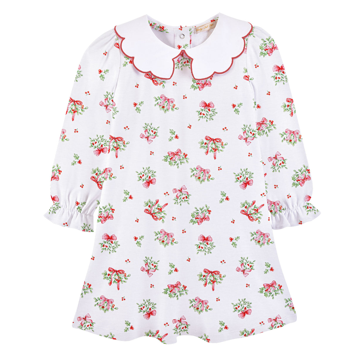 Mistletoe Kisses Scalloped Gown