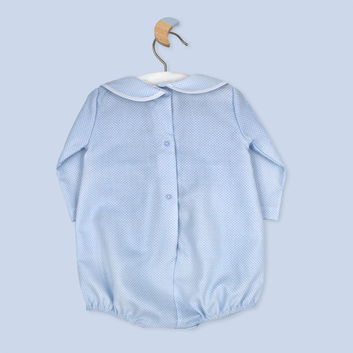 Blue Heirloom Button Bubble