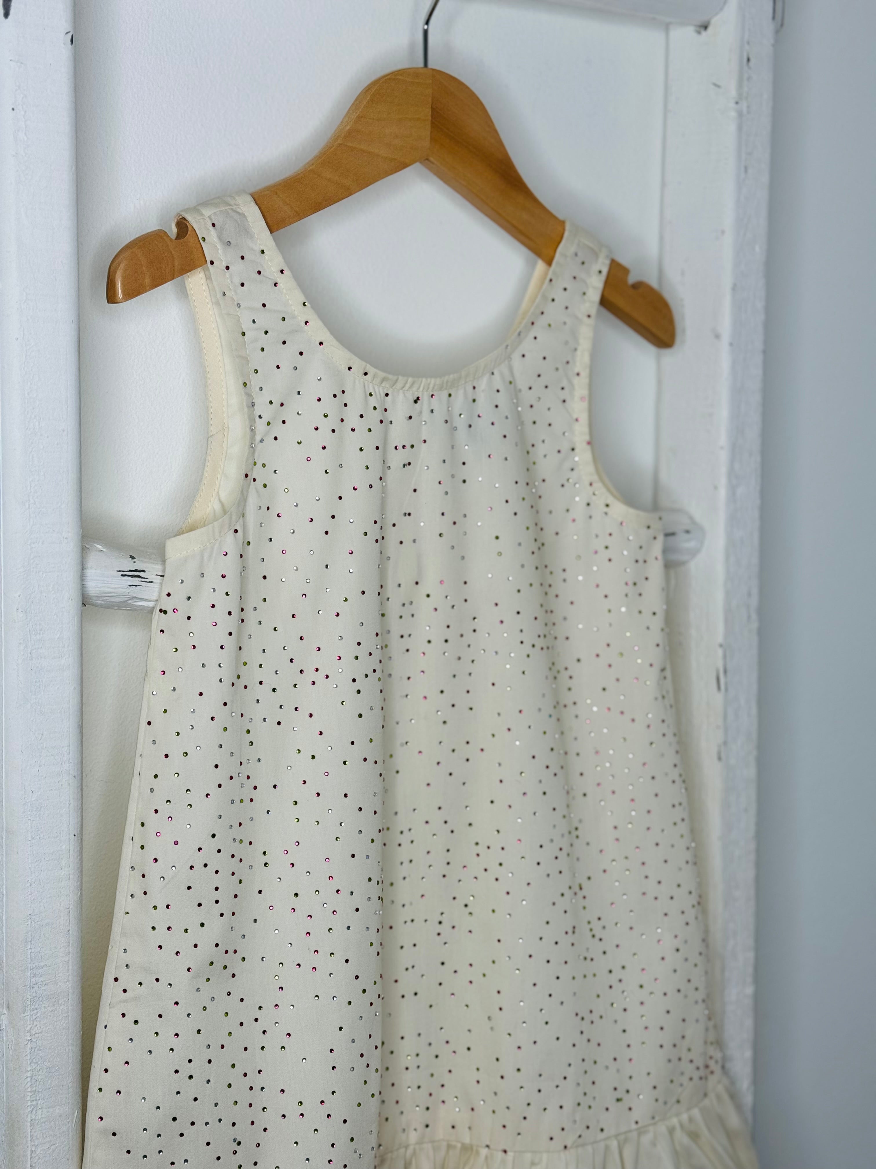 Ivory Rhinestone Dress