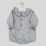 Blue Flowers Romper