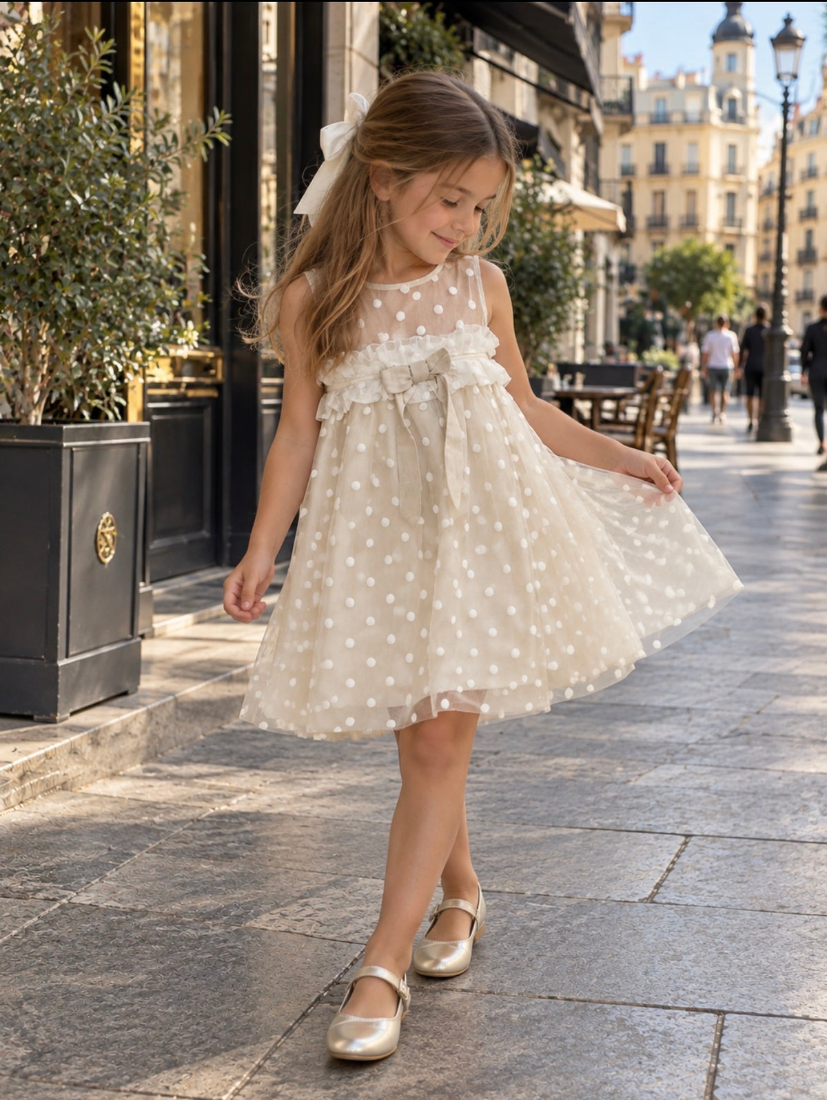 Charlotte Polka Dots Dress