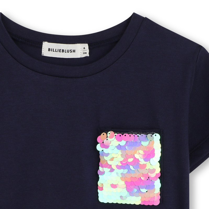 Sequin pocket top