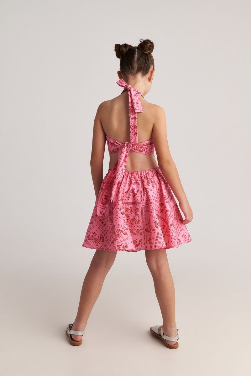Paisley Bandana Dress