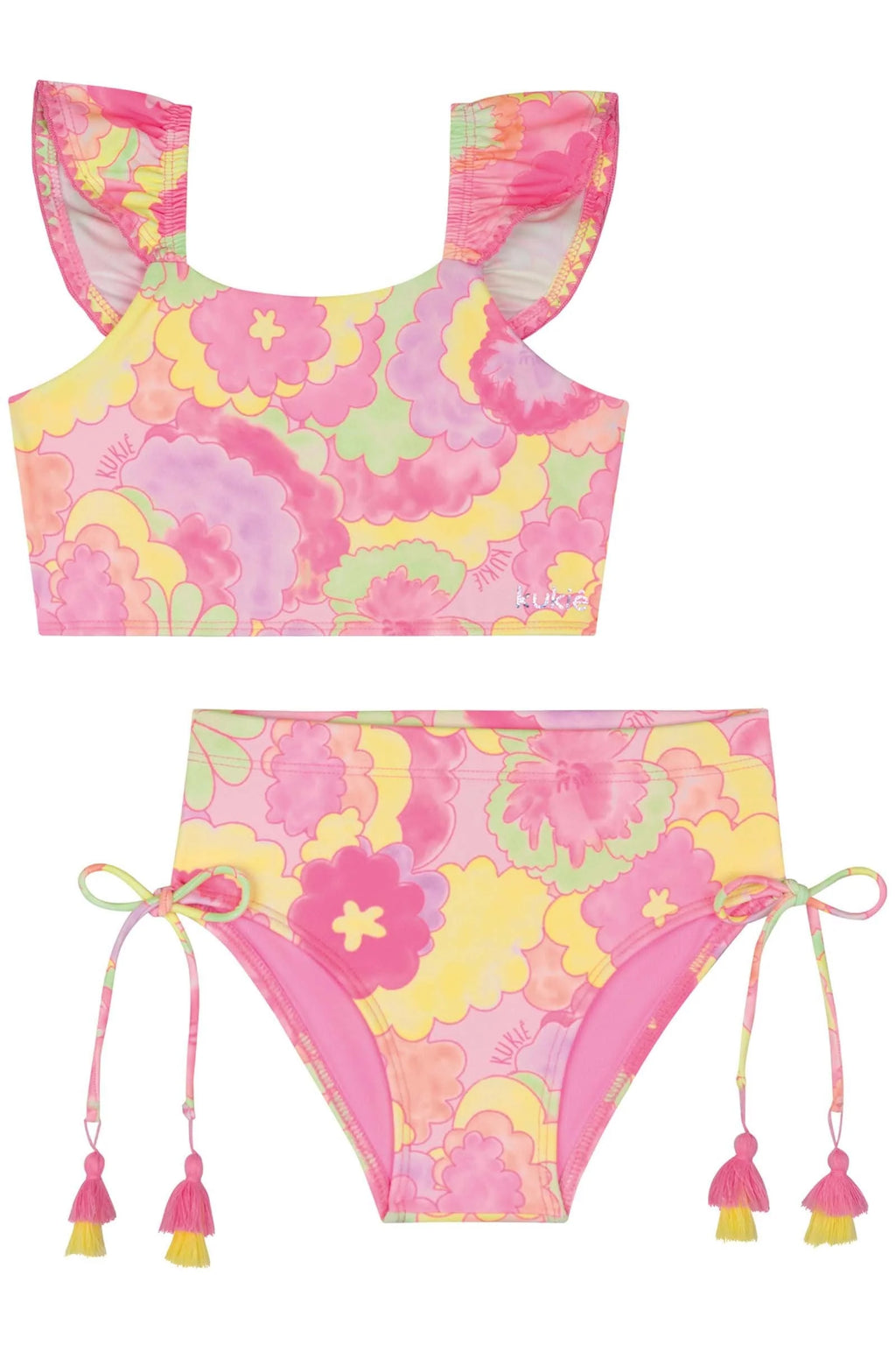 Multicolor Flower Bikini