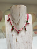 Ghingham Fruit Necklace