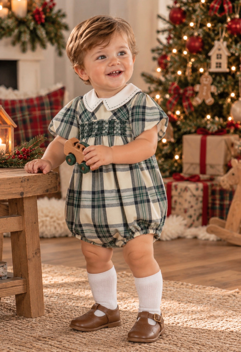Tea Time Smock Boy Bubble
