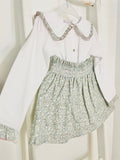 Delicate Flower Girl Skirt Set