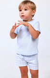 Blue Bus Gingham Set