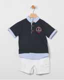 Combination Polo Shirt Set