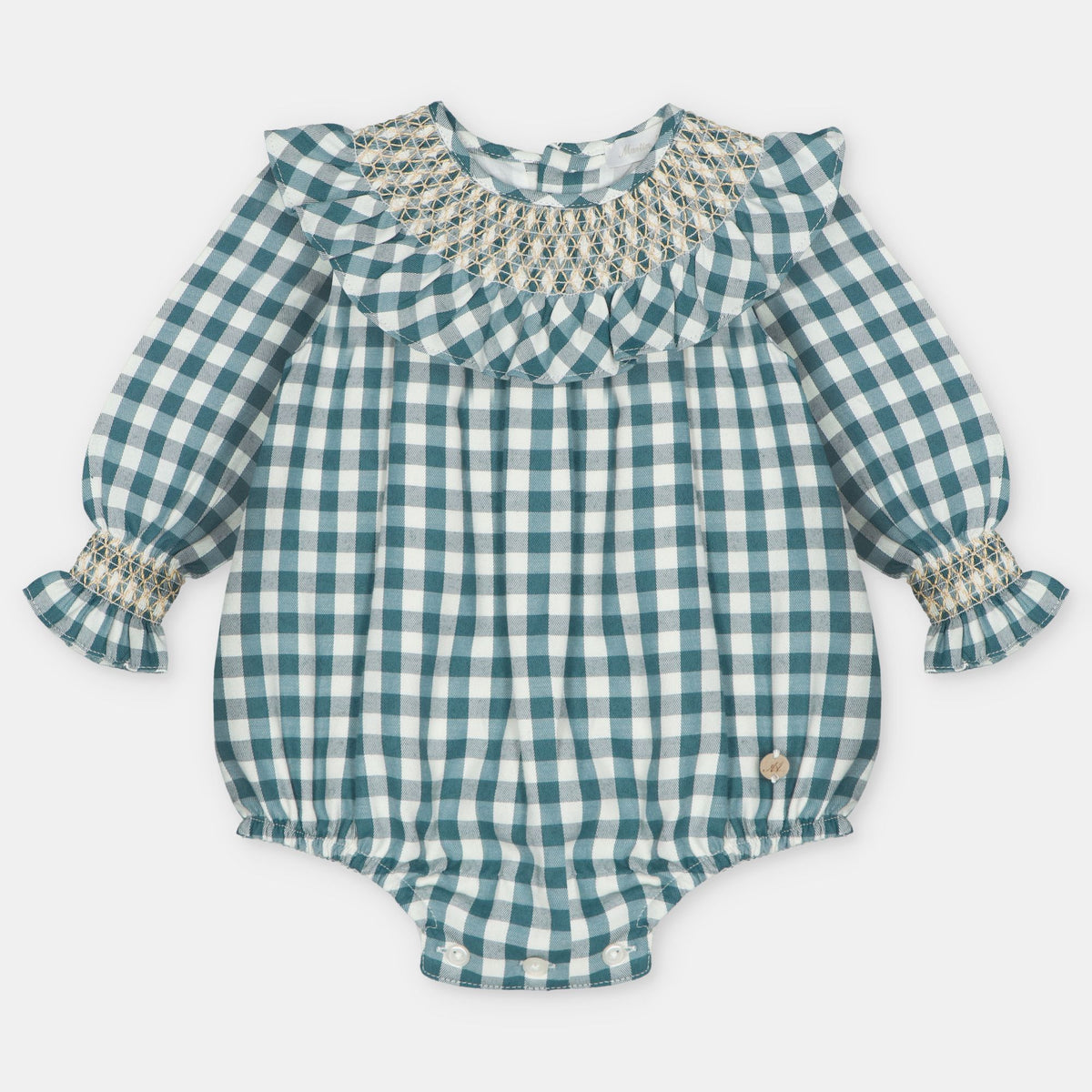 Teal Ghingham Bubble