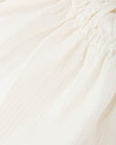 Gold Metallic Skirt Set