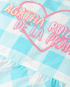 Ghingham Pink & Blue  Dress