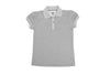 Grey Studded Polo Shirt