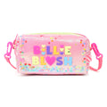 Sequin Neon Billie Blush Bag