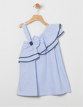 Stripes One Shoulder Dress