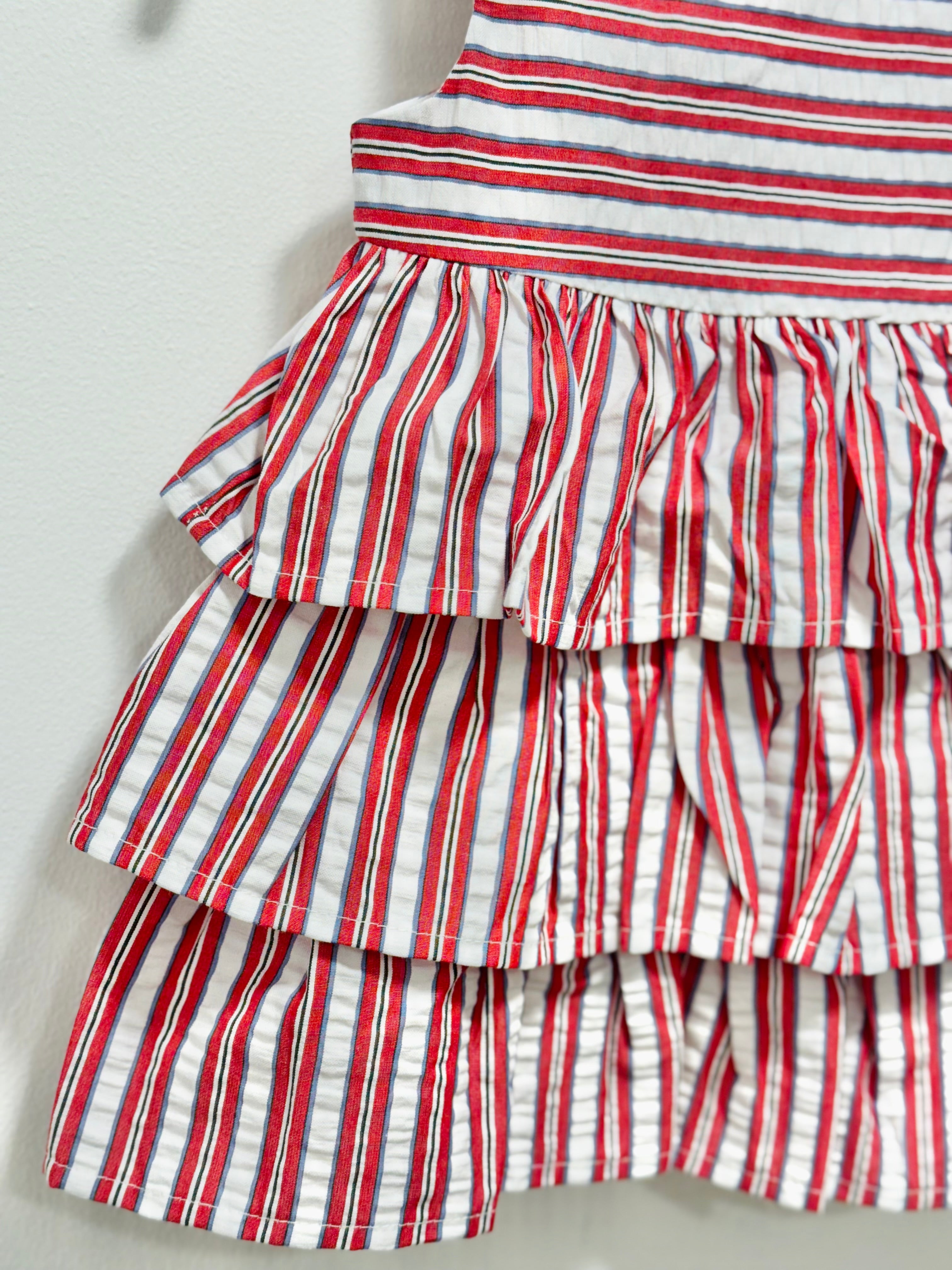 Red Striped Dress