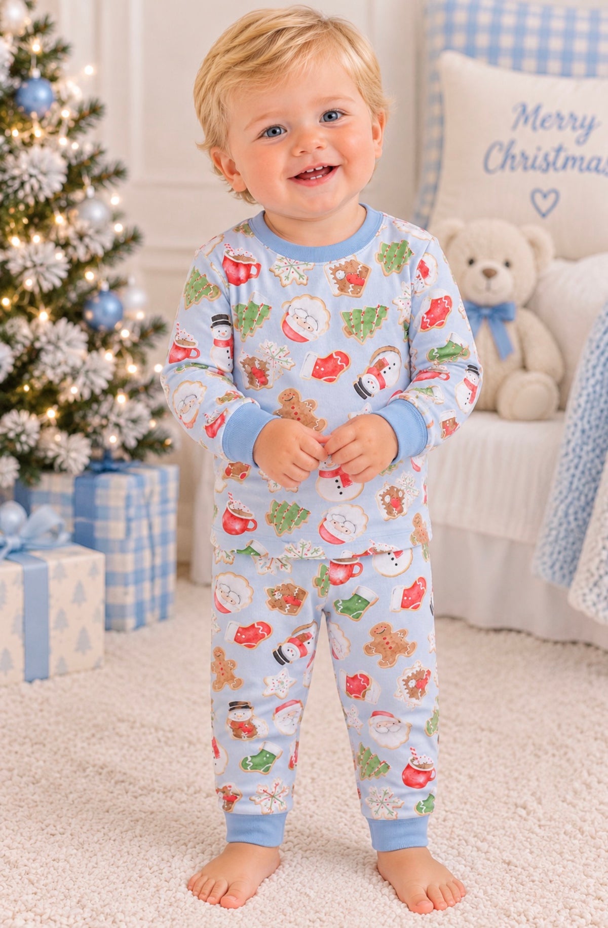 Santas Treat Blue Set