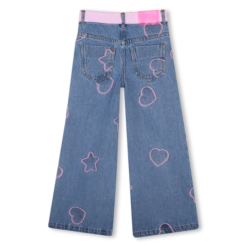 Heart Denim pant set