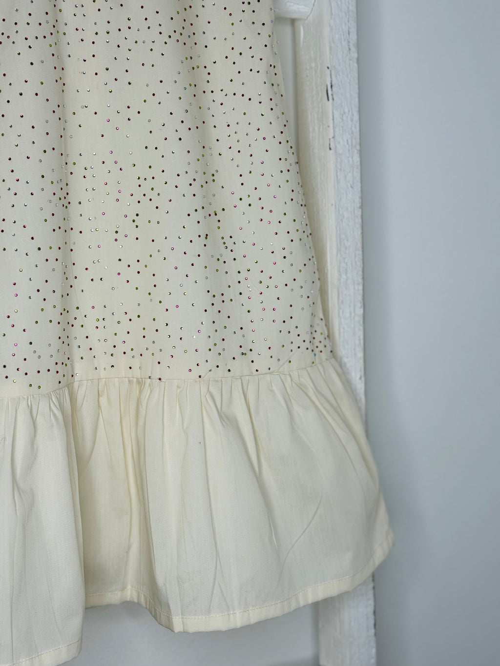 Ivory Rhinestone Dress