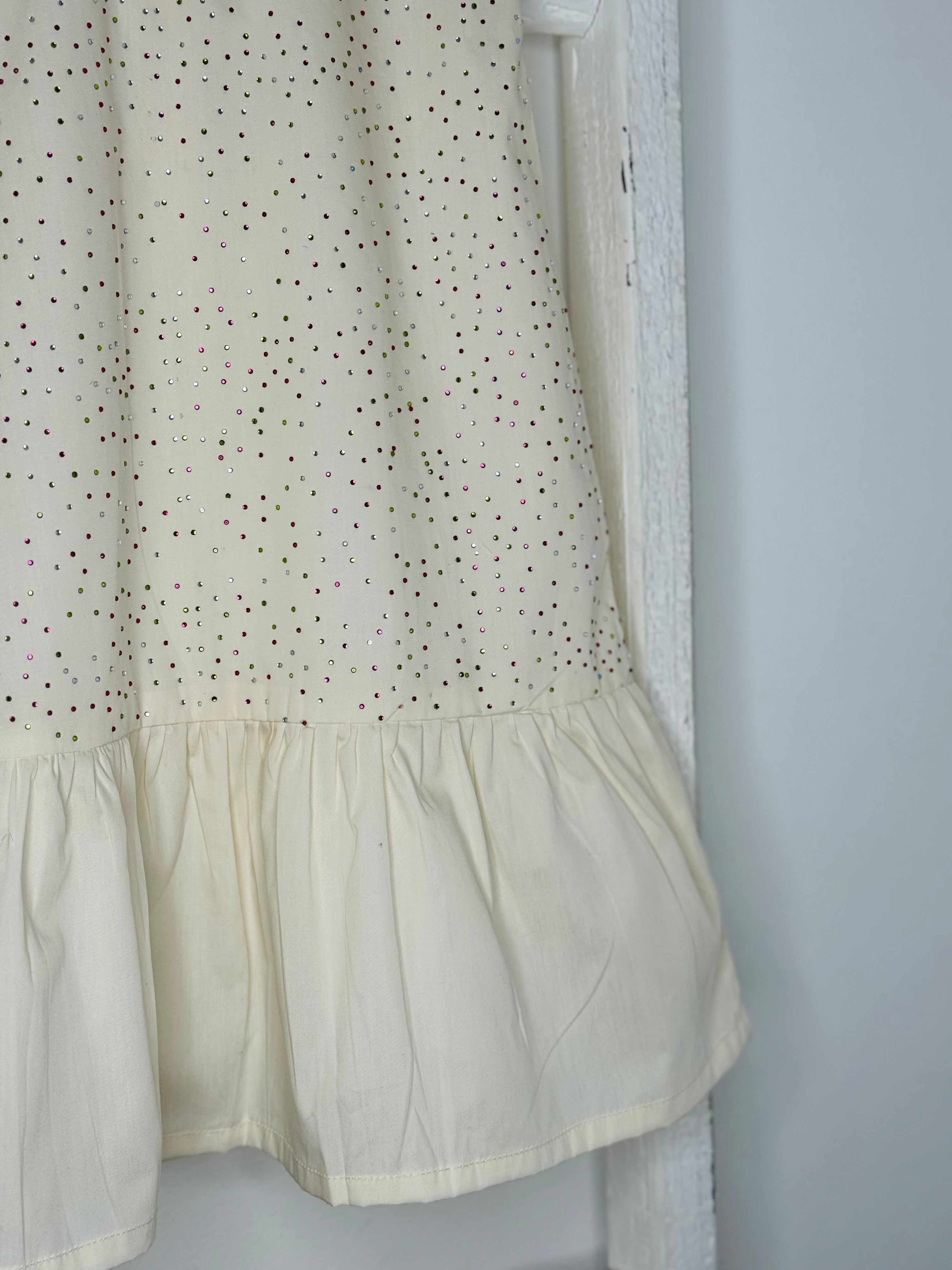 Ivory Rhinestone Dress