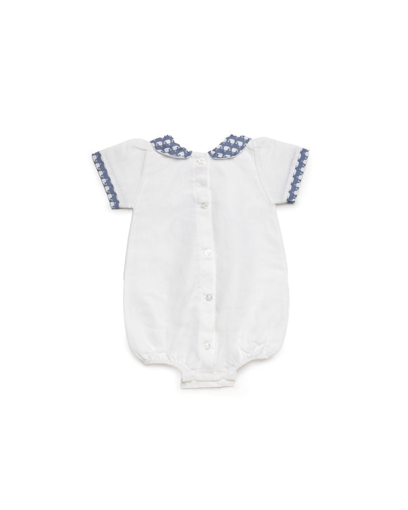Whale Romper Print