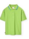 Green Button Up