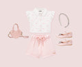 Pink Heart Short Set