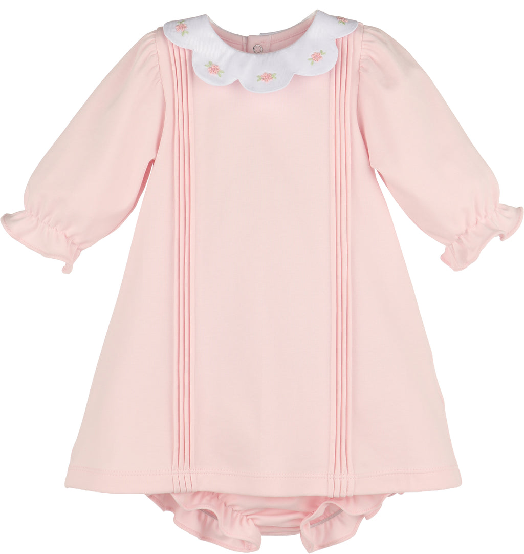 Winter Pink Scalloped Collar