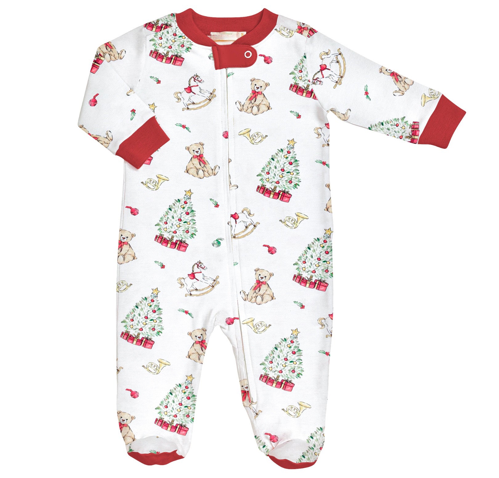 Holiday Time Zipper Playsuit