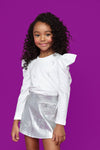 Silver Bow Skirt