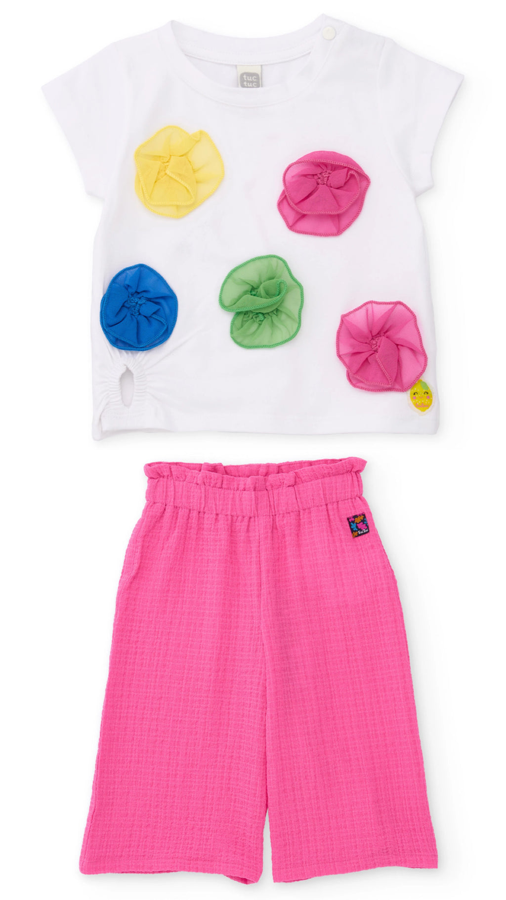 MultiColor Flower Pant Set