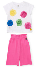 MultiColor Flower Pant Set