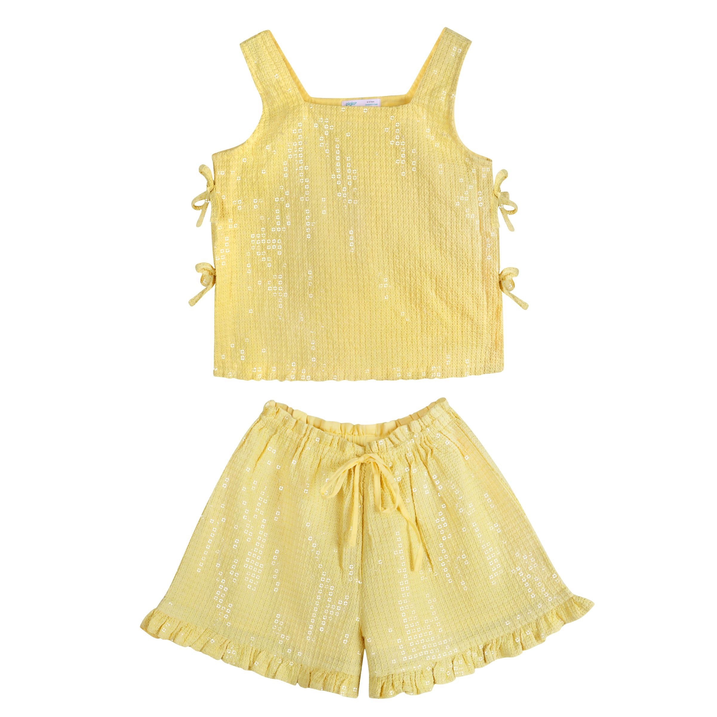 HoneyBee Sequin Short Set