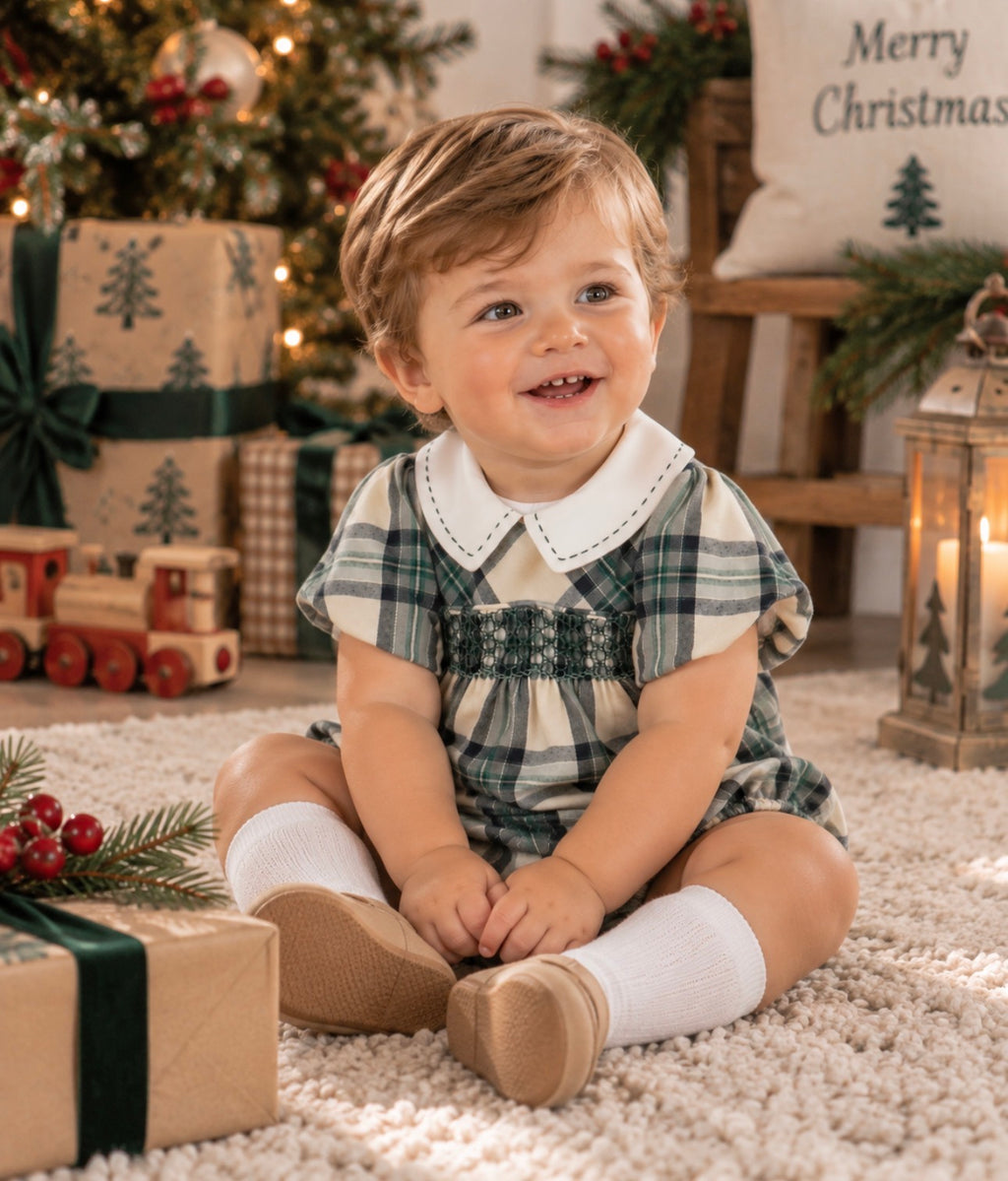 Tea Time Smock Boy Bubble