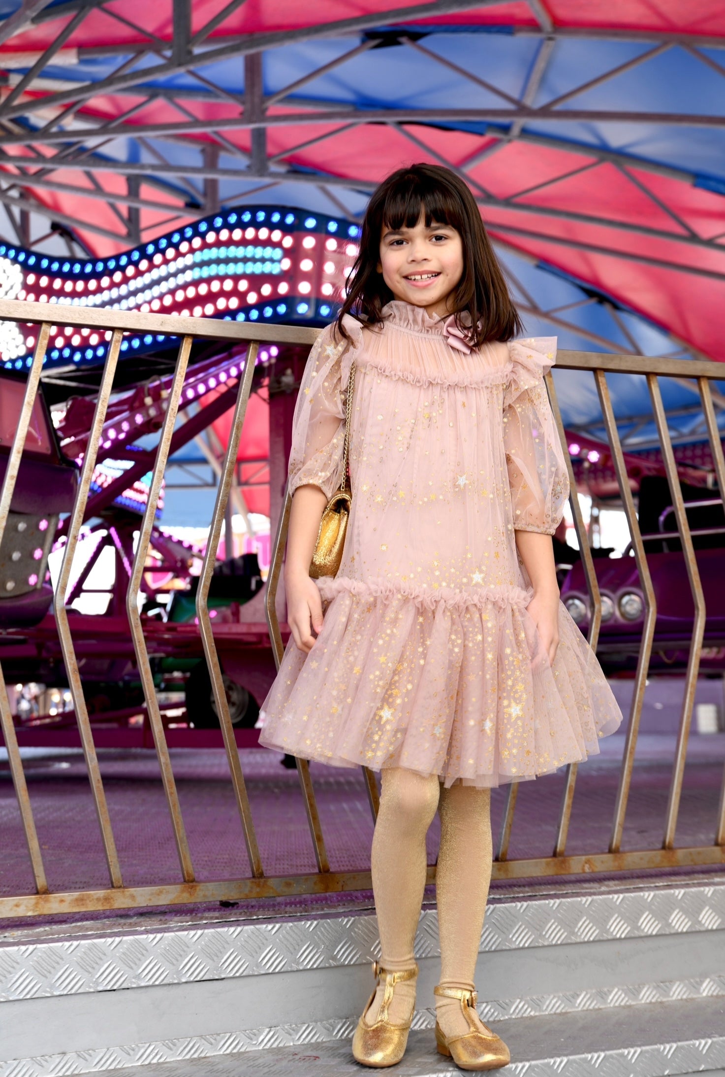 Myrtle Champagne Dress