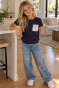 Sequin pocket top