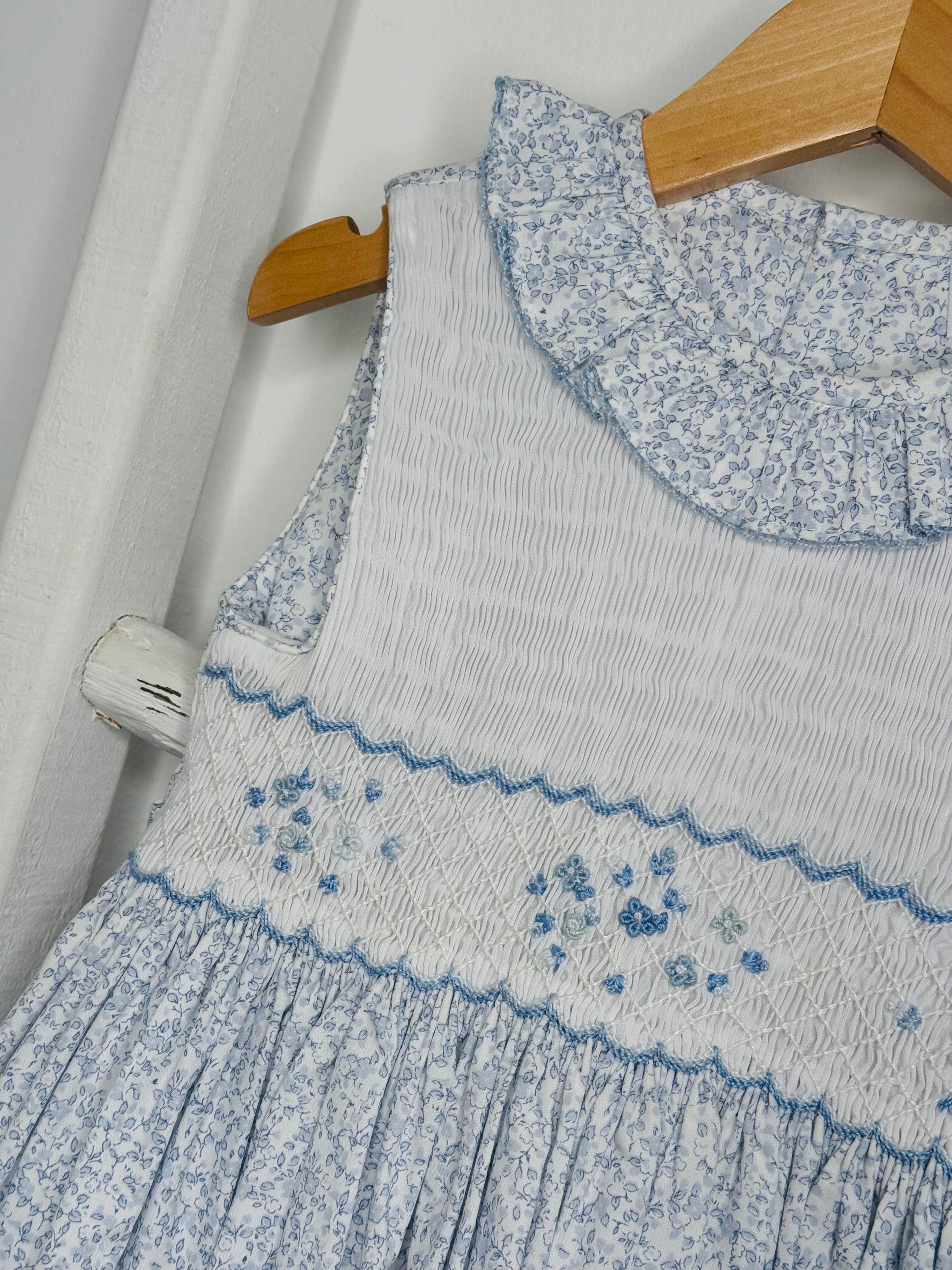 Light Blue Smock Dress