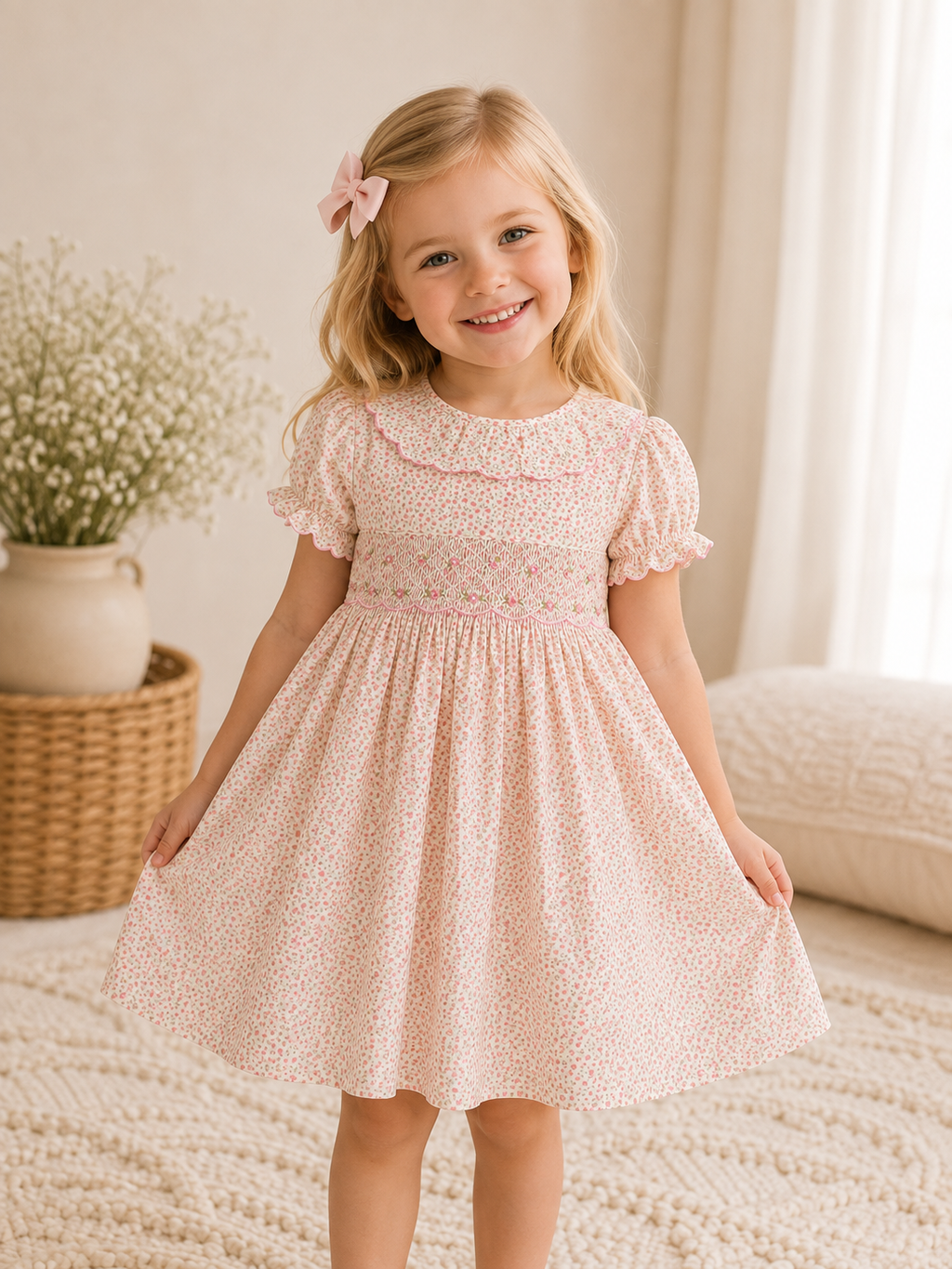 Forest Fairy Smock Dress