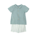 Sage & Grey Stripes Set