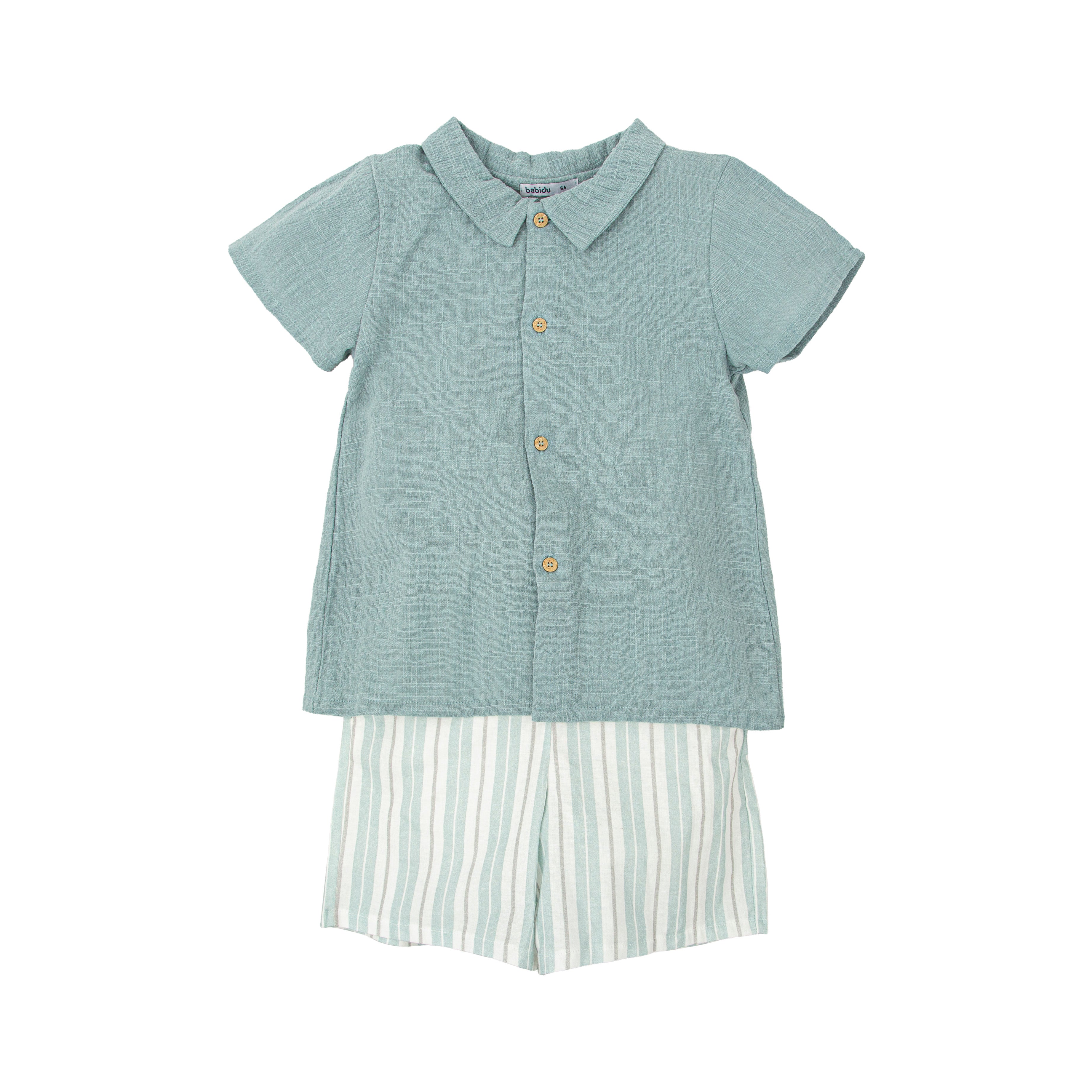 Sage & Grey Stripes Set