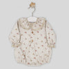 Delicate Beige Flower Romper