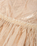 Tulle Metallic Gold Dress