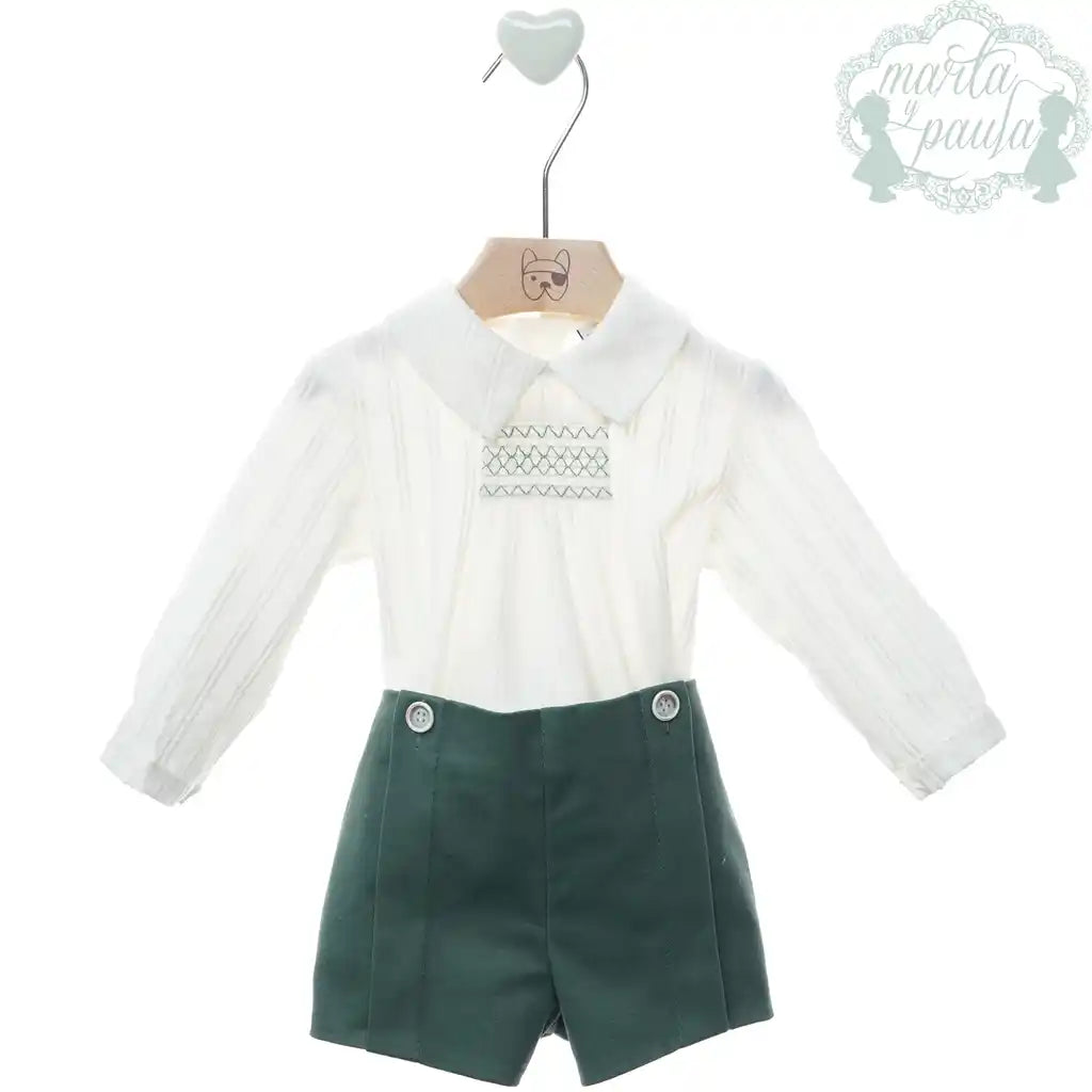 Oliver Sage Smocked Set