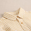 Yellow Vichy Boy Top