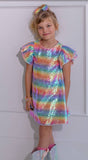 Sequin Rainbow shimmer Dress