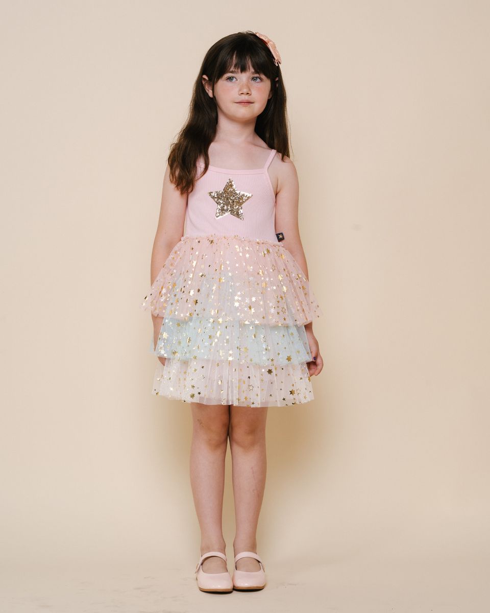 Nora Peach  Star Layered Tutu
