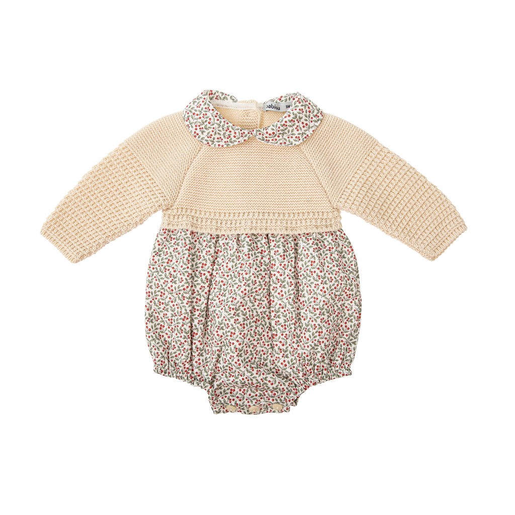 Beige Knitted Bubble