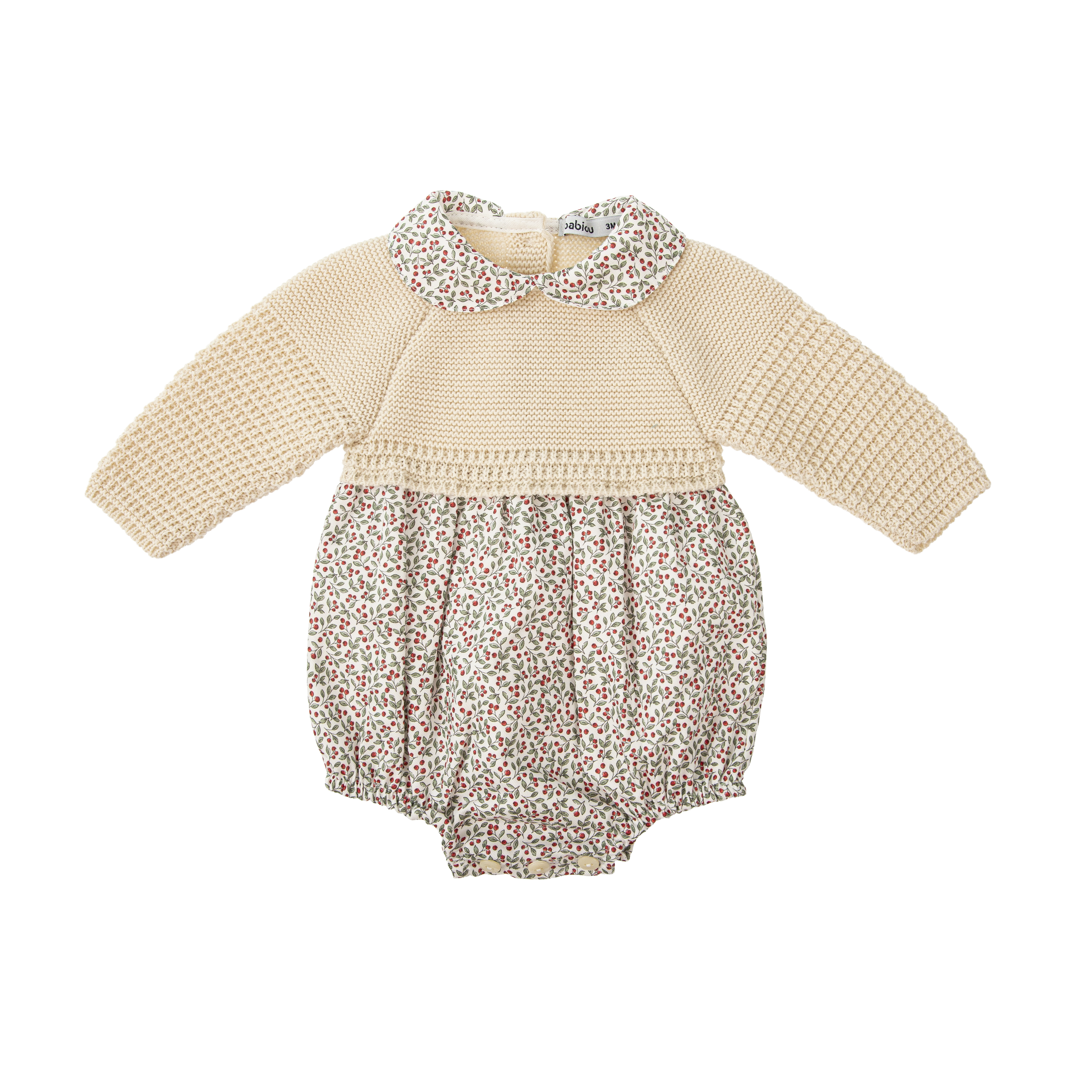 Beige Knitted Bubble